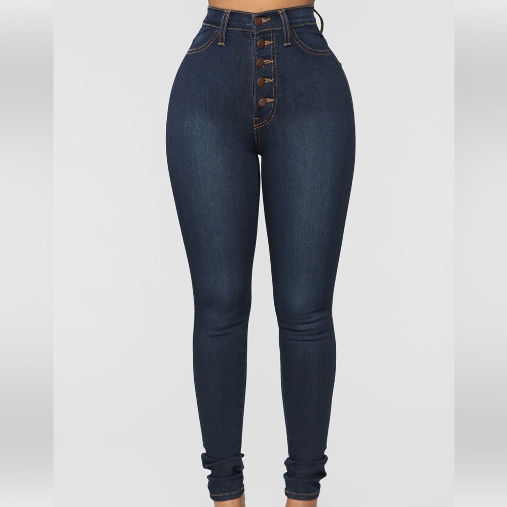 Fashion Nova Button Up Jeans